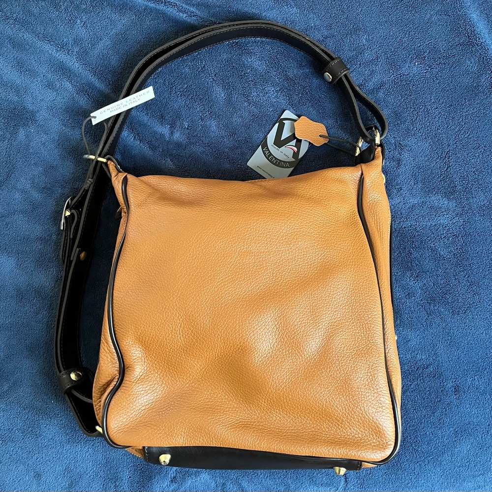 Valentina brown shoulder bag